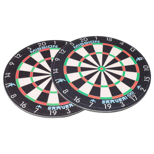 Dartboard Coasters 9.5cm 2 Pack