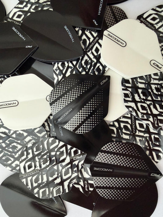 BLACK AND WHITE RED DRAGON 5 SET FLIGHT BUNDLE