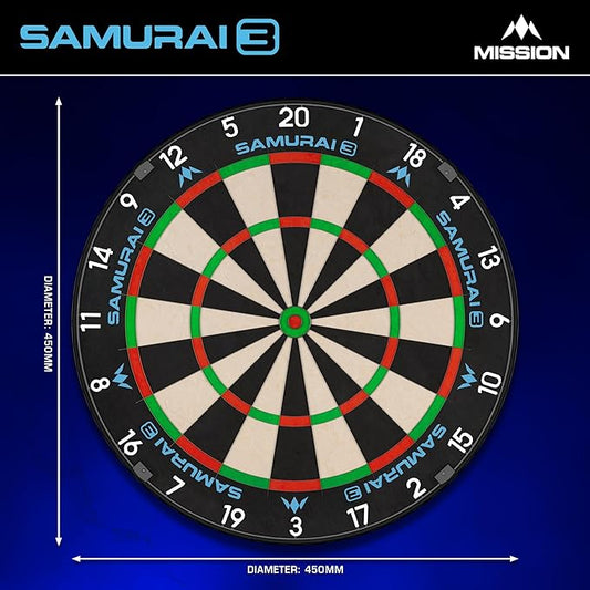 MISSION SAMURAI 3 DARTBOARD
