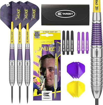 LUKE LITTLER TARGET DARTS STEEL TIP 22G DART SET